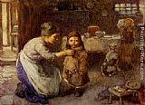 John Henry Henshall This is the way we go to school painting